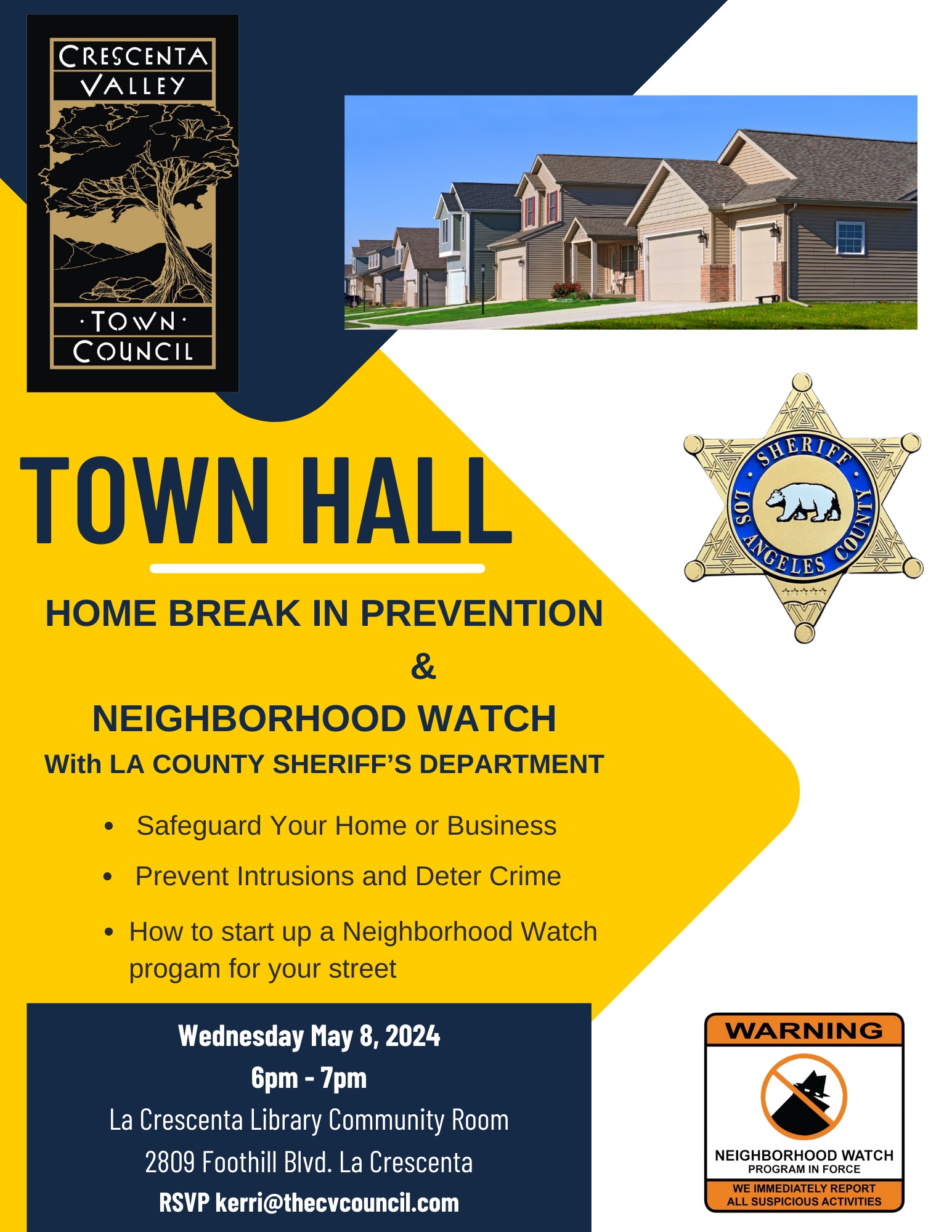 Crescenta Valley Town Council News